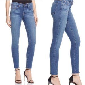 FRAME denim Le Skinny de Jeanne raw edge jeans 24